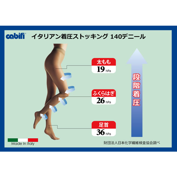 Cabifi -カビフィ- 段階着圧パンティストッキング 70デニール｜Cabifi