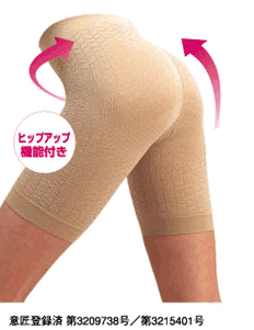ルックマジックアップ3分丈